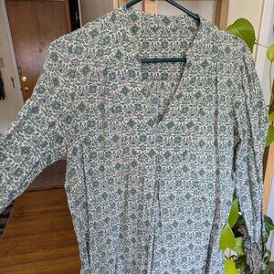 Vintage Green Tunic Dress